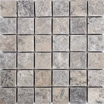 MOSAIQUE TRAVERTIN CARREAUX DE 4.8X4.8 CM